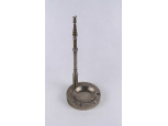 Régi hamutál talapzatú fém minaret íróasztali kellék 22.4 cm