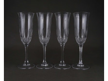 Elegáns hibátlan pezsgős pohár készlet 4 darab 21 cm