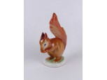 Kőbányai porcelán mókus 14 cm