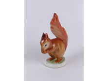 Kőbányai porcelán mókus 14 cm
