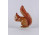Kőbányai porcelán mókus 14 cm