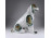 Régi nagyméretű porcelán spániel kutya 34 cm