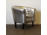Modern körkarfás ezüst design klubfotel