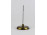 Régi talpas art deco réz feszület 14 cm