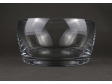Öblös falú modern design üvegtál 17.8 x 9.5 cm
