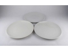 Régi cseh Bohémia porcelán lapostányér 3 darab