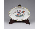 Kutani Crane mintás Wedgwood porcelán tálka 11.7 x 8.2 cm