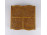 Régi nagyméretű faragott fedelű, négyrekeszes fadoboz 20.5 x 19 x 4.5 cm