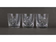 Csiszolt kristály Whiskey pohár 3 darab