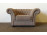 Mid century hatalmas drapp design klubfotel