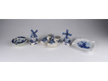 Szélmalom díszes holland porcelán csomag 5 darab