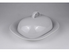 Jelzetlen, fedeles porcelán vajtartó