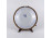 Régi jelzett kínai Canton porcelán tányér nád keretben 21.5 cm
