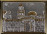 Ezüstözött Jeruzsálem plakett kristály keretben, falikép 19.5 x 17.5 cm