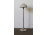 Retro formatervezett fehér opálüveg búrás space age design állólámpa 130 cm
