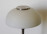 Retro formatervezett fehér opálüveg búrás space age design állólámpa 130 cm