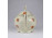 Régi német Bavaria aranyozott vajszínű porcelán bonbonier 