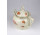 Régi német Bavaria aranyozott vajszínű porcelán bonbonier 