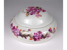 Régi virágdíszes Wallendorf porcelán bonbonier