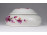 Régi virágdíszes Wallendorf porcelán bonbonier