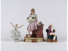 Régi sérült porcelán figura csomag 3 darab
