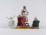 Régi sérült porcelán figura csomag 3 darab