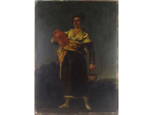 Francisco de Goya után : A korsós lány 68 x 50 cm