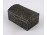 Antik domború mintájú, fém ékszertartó dobozka - kincses ládikó 10 x 7 x 5.5 cm