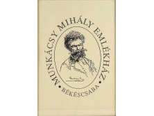 Munkácsy Mihály Emlékház - Békéscsaba nyomat arany keretben 31 x 22.5 cm