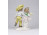 Régi kisméretű Bertram jellegű porcelán figura - kislány virággal fiucska kalapban 12 cm 