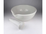 Régi nagyméretű porcelán patika mozsár