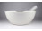 Régi nagyméretű porcelán patika mozsár