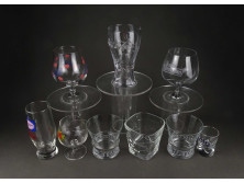Feliratos, márkás pohár csomag COCA-COLA, BOLS, CAMPARI, BALLANTINES, stb. 9 darab