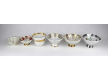 Régi vegyes porcelán teáscsésze, kávéscsésze csomag 6 db