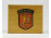 Régi kisméretű WARSZAWA feliratú fadoboz 10 x 8 x 2.5 cm