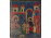 Régi hatású fa táblás ikon másolat - Mária születése 17. század 34.5 x 41 cm