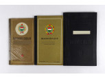 Régi tanulmányi értesítő bizonyítvány csomag, 3 darab, 1955 - 1968