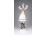 Régi nagyméretű Hollóházi pártás menyecske porcelán figura 30.5 cm
