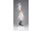 Régi nagyméretű Hollóházi pártás menyecske porcelán figura 30.5 cm