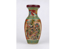 Kínai mintás porcelán váza 15 cm