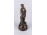 Régi egész alakos bronz női akt szobor 17 cm