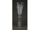 Csiszolt talpas kristály váza 23 cm