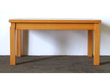 Üveglapos dohányzóasztal 66 x 111 cm