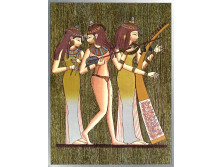 Egyiptomi F. J. Warren Limited kép 21 x 16 cm
