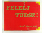 Retro Felelj, ha tudsz! oktató társasjáték