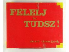 Retro Felelj, ha tudsz! oktató társasjáték