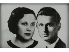 Régi családi fotográfia 12 x 16.8 cm