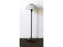 Retro formatervezett fehér opálüveg búrás space age design állólámpa 130 cm