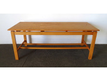 Retro hosszú fa asztal, tárgyalóasztal 190 cm