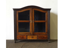 Antik biedermeier tálalószekrény felsőrész